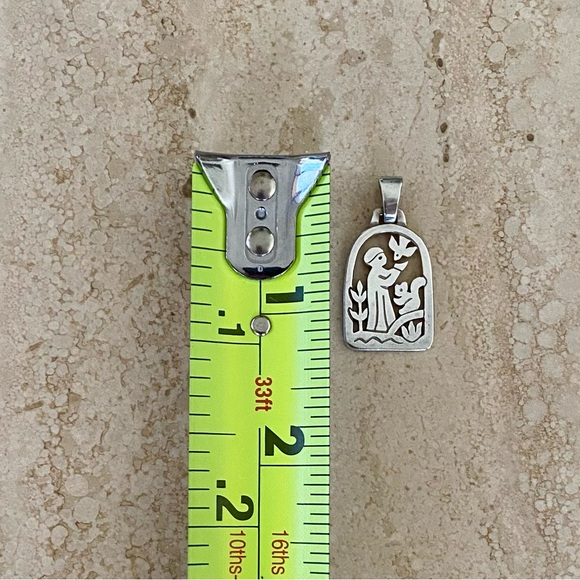 RETIRED LARGE JAMES AVERY ST. FRANCIS Loves The Animals Charm | LRG 1.125” | 925 - Picture 7 of 7
